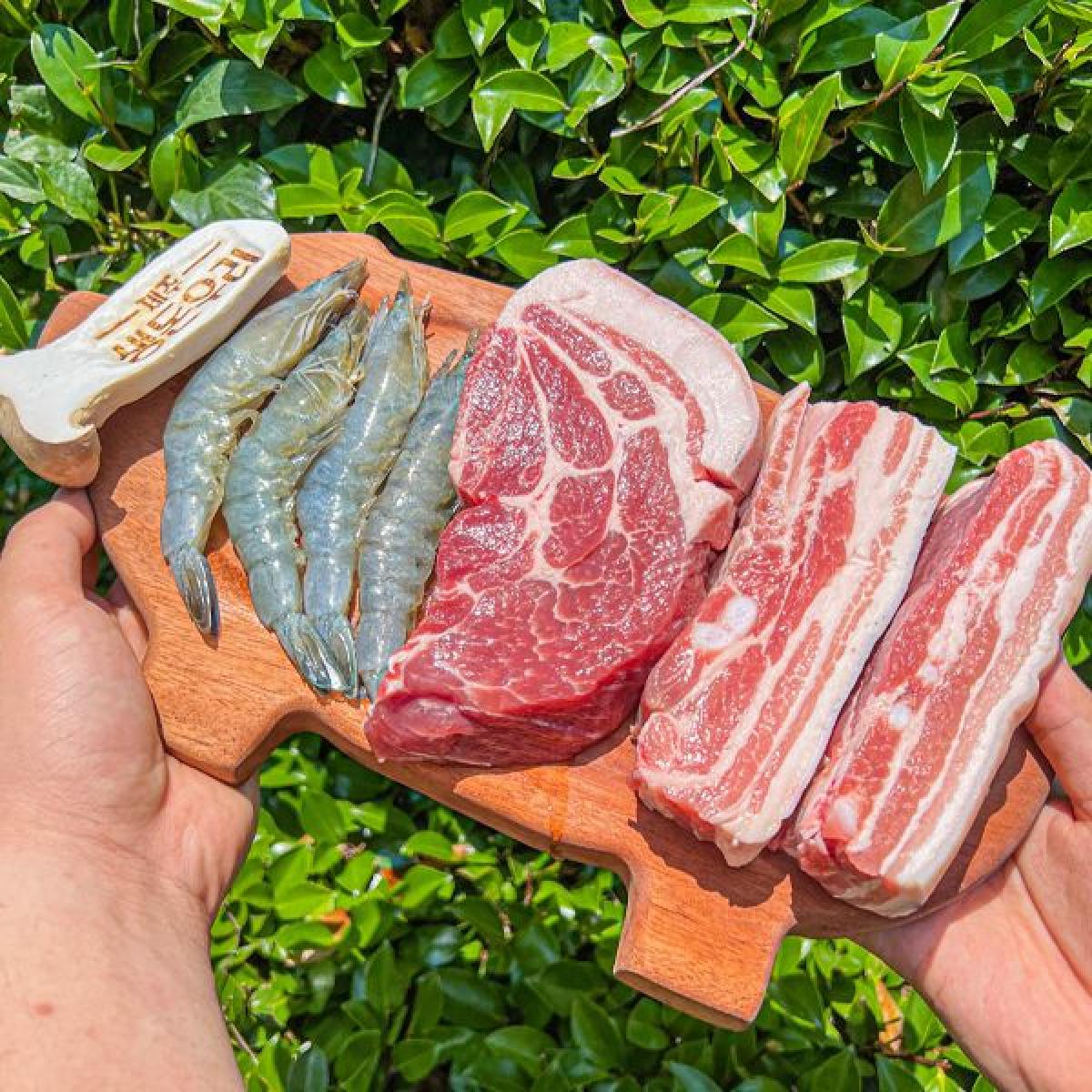 [생돈우리본점]제주흑돼지 한상 2인 식사권