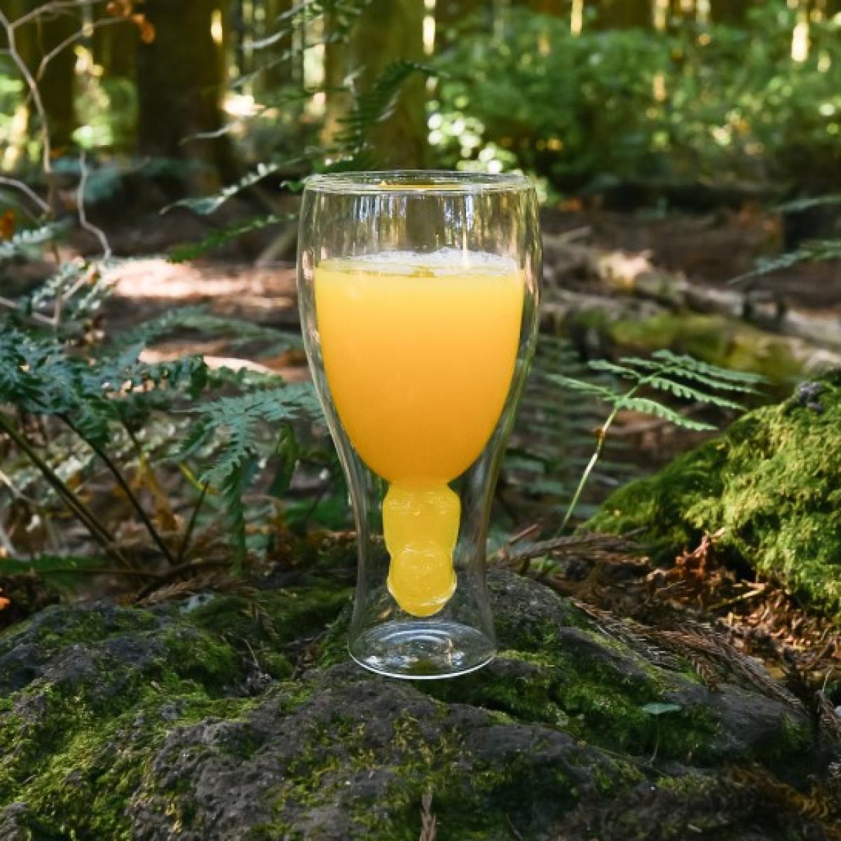 예쁜 돌하르방 이중 유리컵