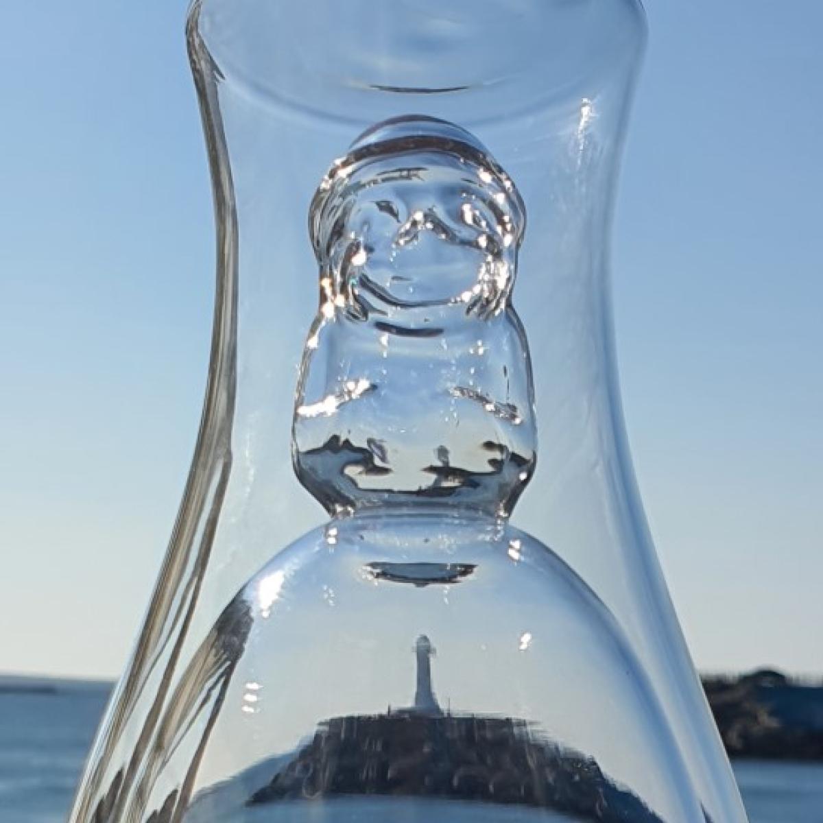 예쁜 돌하르방 이중 유리컵