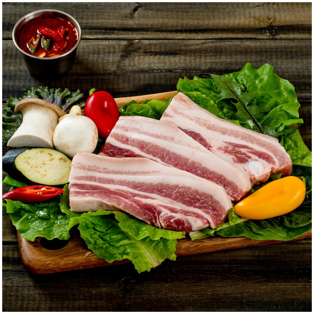 [냉장]30숙성 제주 흑돼지 오겹살 500g