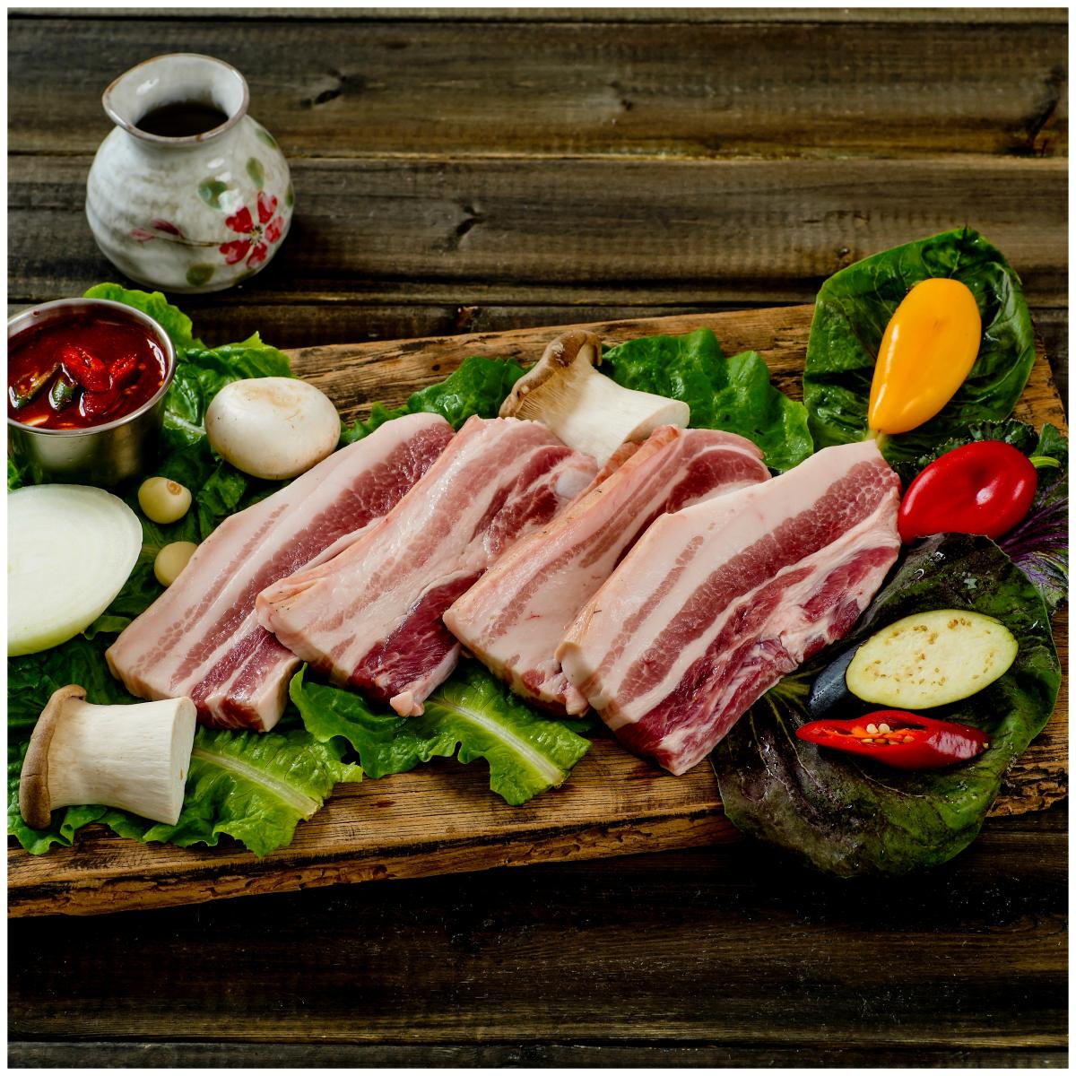 [냉장]30숙성 제주 흑돼지 오겹살 500g