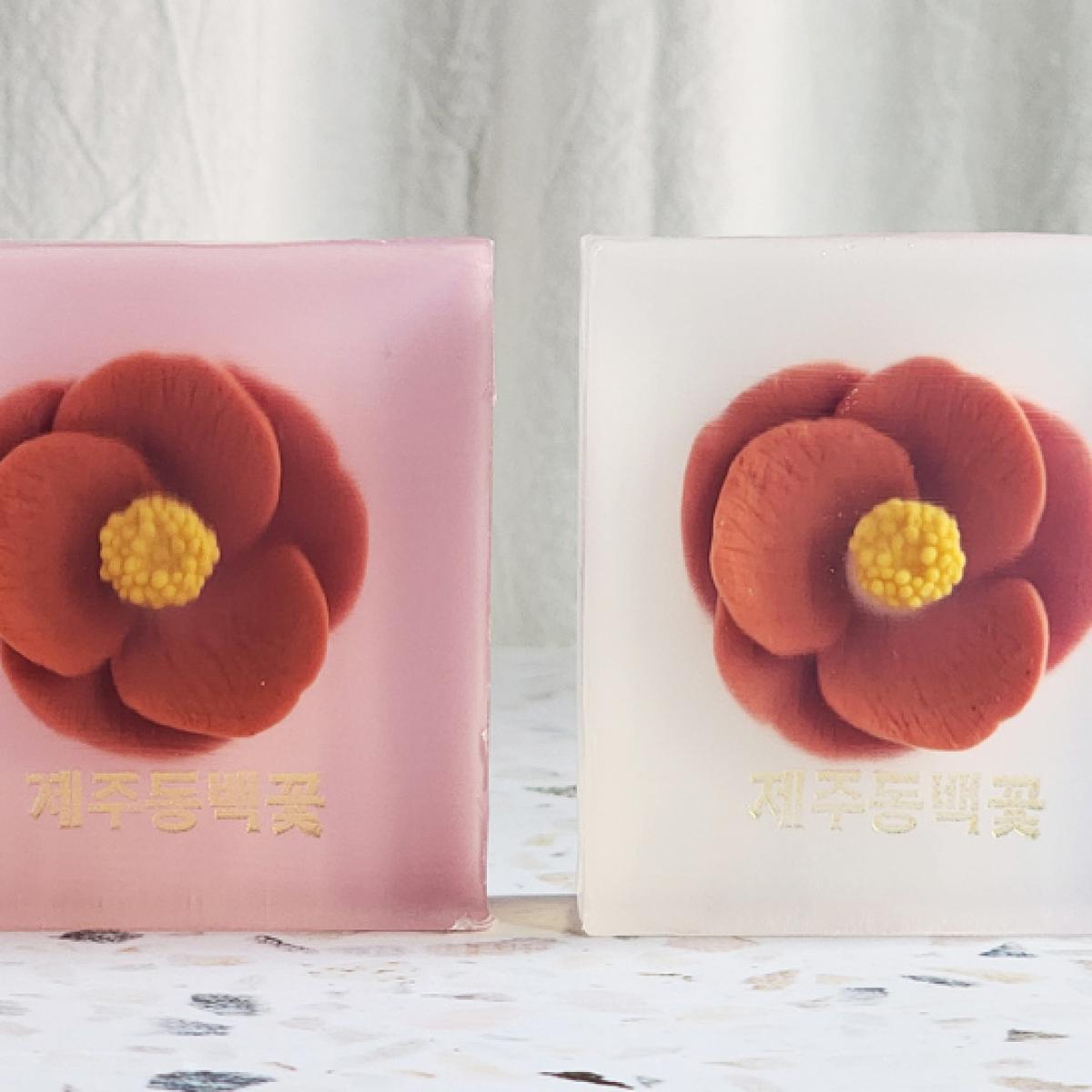 제주 동백꽃 비누