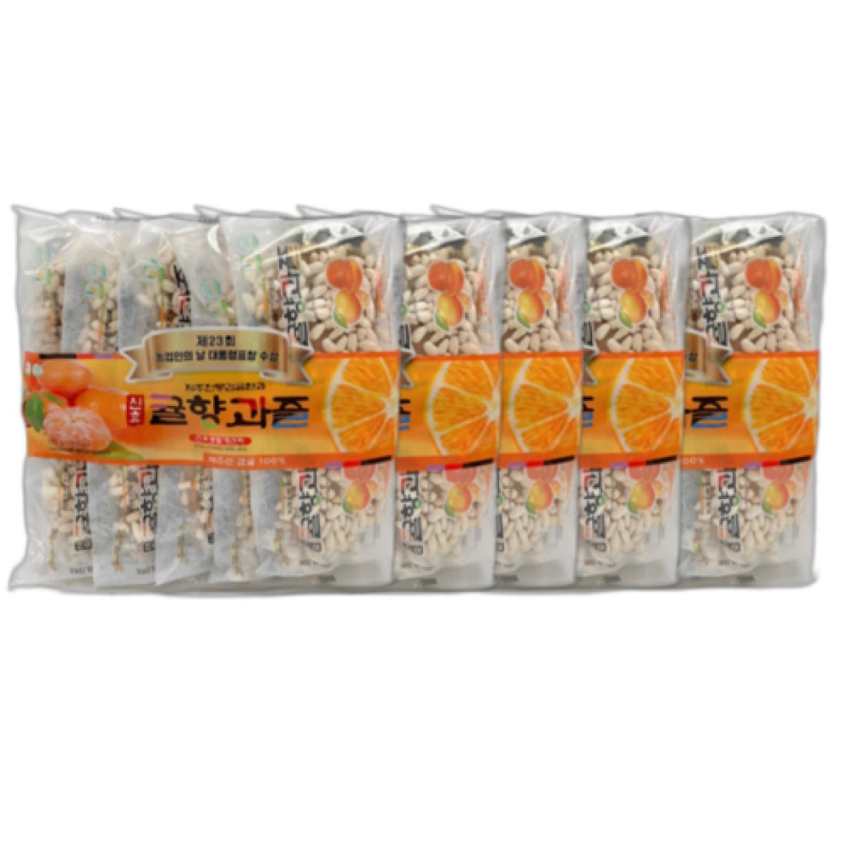 제주 신효 귤향과즐 50개입 전통 수제 한과