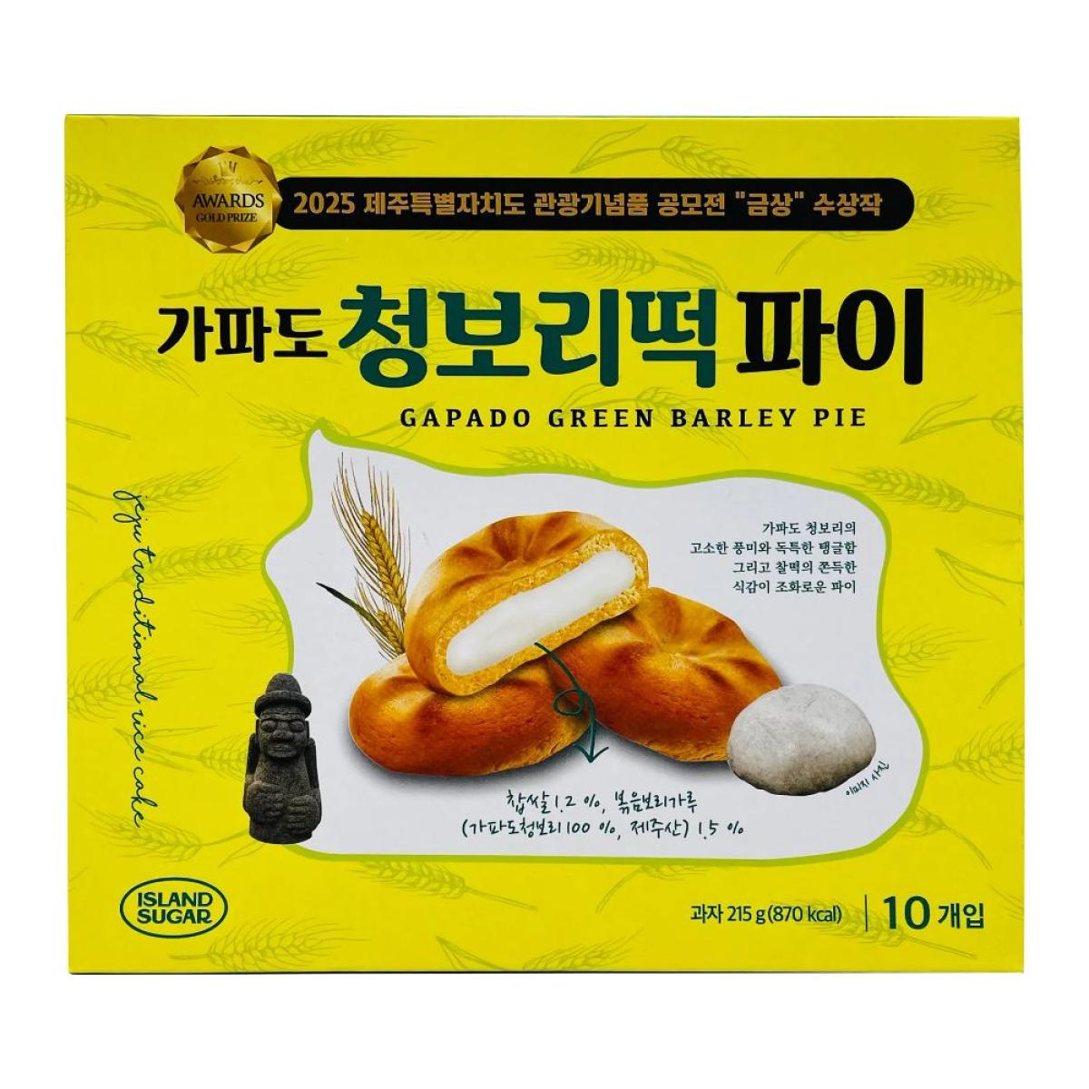 제주 가파도 청보리떡 파이 215g 10개입