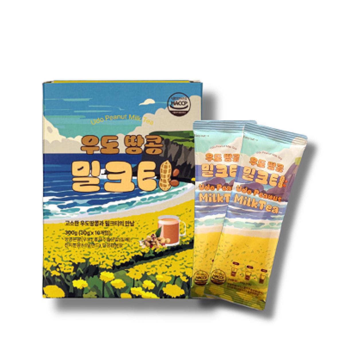 제주 푸른들 우도땅콩 밀크티 30g*10