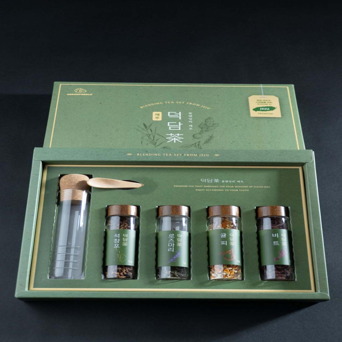 덕담차블렌딩 세트(석창포,로즈마리,귤피,비트)