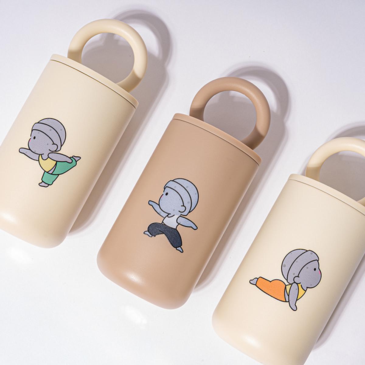 요가하는 돌하르방 텀블러