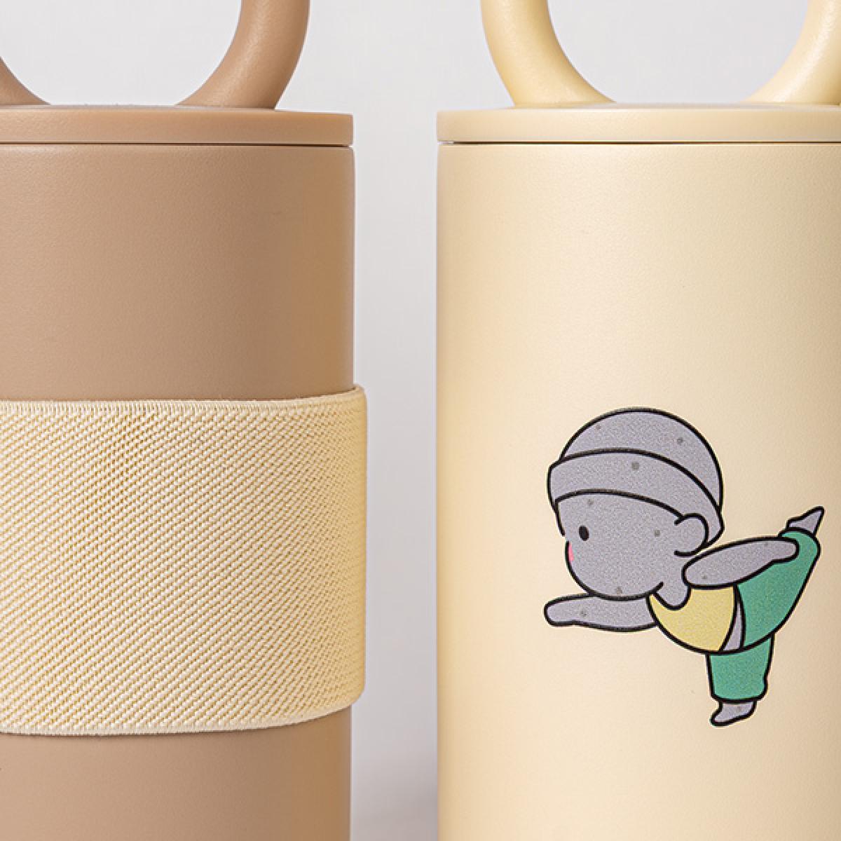 요가하는 돌하르방 텀블러