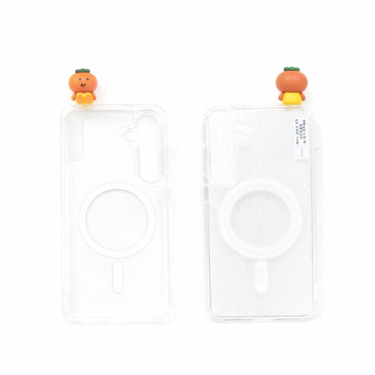 제주하우스 귤빵이 맥세이프 휴대폰 케이스 투명 변색방지
